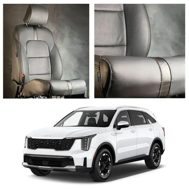 Kia Sorento Type R Black Black Seat Covers 2021 - 2024 1