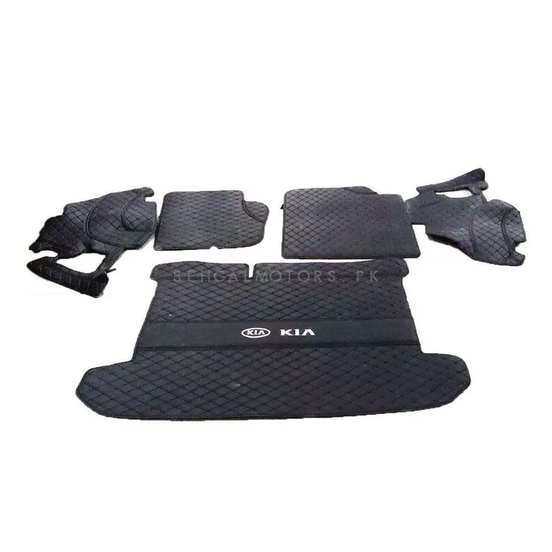 Kia Sportage 10D Trunk Liner Black 5 Pcs - Model 2019-2024 2