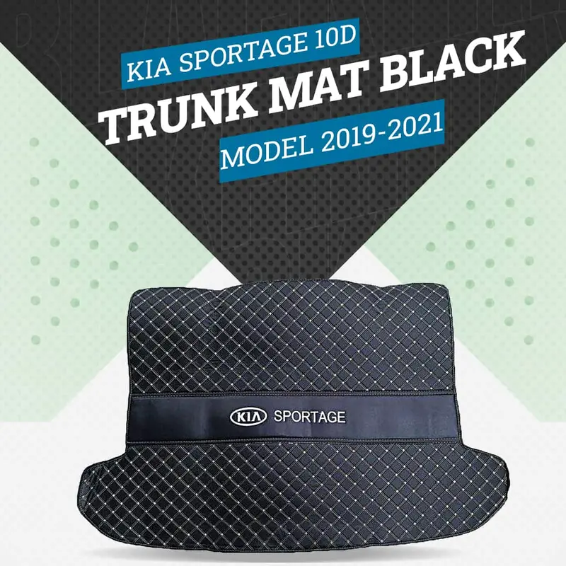 Kia Sportage 10D Trunk Mat Black - Model 2019-2024 1