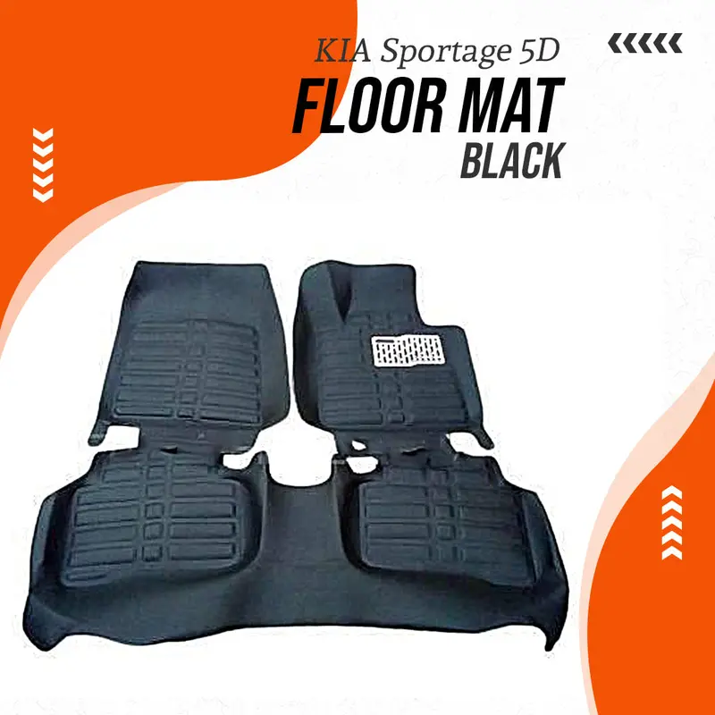 Kia Sportage 5D Floor Mat Black - Model 2019-2024 1