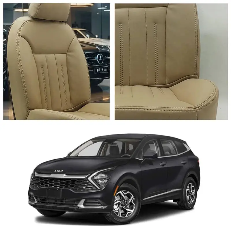 Kia Sportage Audi Design Beige Seat Covers 2025-2026 1