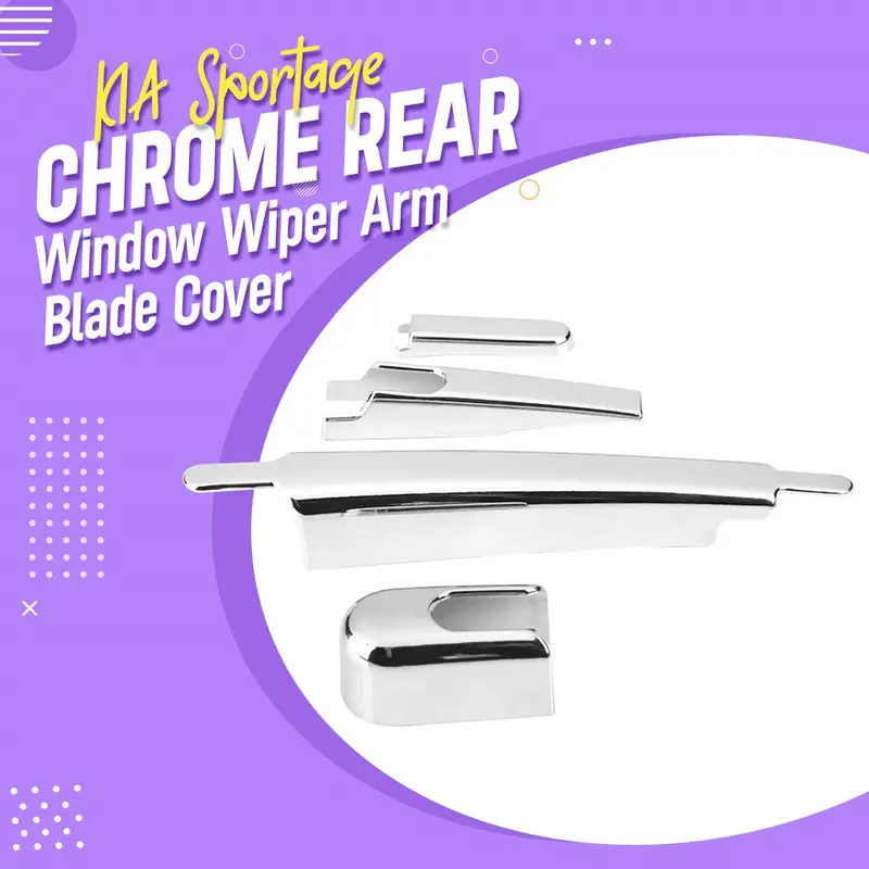 Kia Sportage Chrome Rear Window Wiper Arm Blade Cover Trim 2019 -2021 1