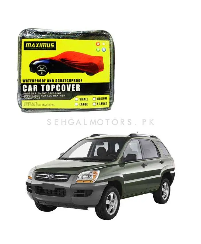 Kia Sportage Class Maximus Non Woven Car Top Cover 1993-2004 - - Scratchproof And Waterproof - Without Belt 2