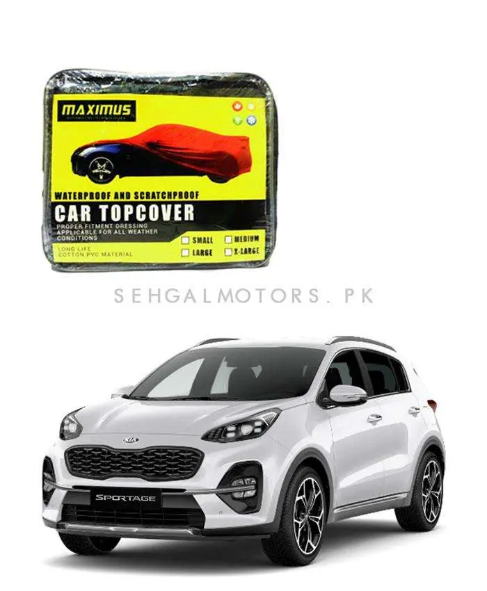 Kia Sportage Class Maximus Non Woven Car Top Cover 2019 -2021 2019 - 2024 - - Scratchproof And Waterproof - Without Belt 1