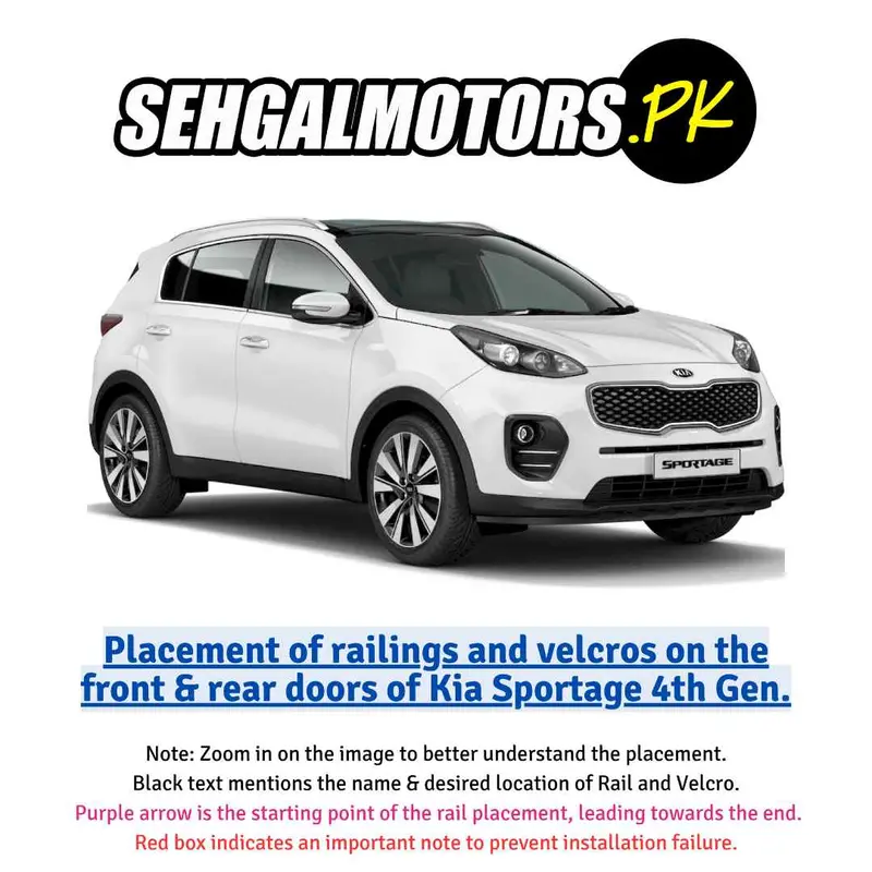 Kia Sportage Custom Fit Retractable Curtains 2019-2024 2019 - 2024 - Sun Shade - Parda 2
