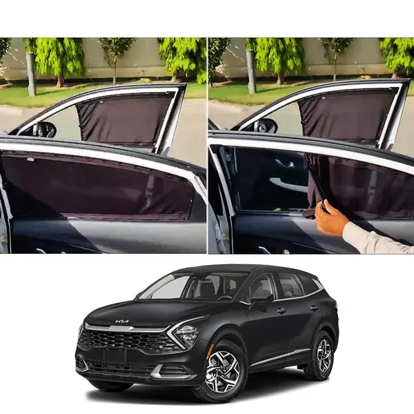 Kia Sportage Custom Fit Retractable Curtains 2025-2026 - - Sunshades - Parda 1