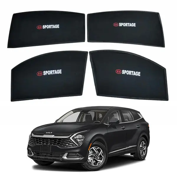 Kia Sportage Foldable & Flexible Sunshade With Logo 2025 - 2026 - Side Sun Shade 1