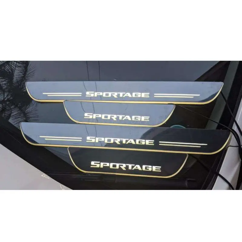 Kia Sportage Glass Led Sill Plates / Skuff Led Panels - Model 2019-2021 2