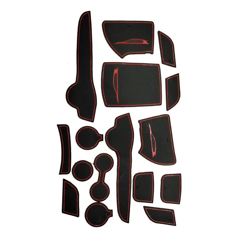 Kia Sportage Interior Protection Mats Red Dashmats - Model 2019-2021 2