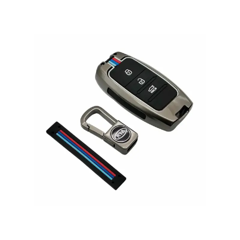 Kia Sportage Key Cover Zinc Metal Model 2019-2022 (3- Button) 1