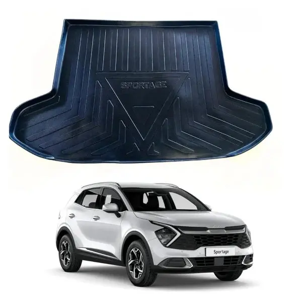Kia Sportage L 3D Trunk Mat Tpe - Black Model: 2025-2026 1