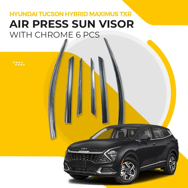Kia Sportage Maximus Txr Air Press Sun Visor With Chrome 6 Pcs 2025 - 2026 2