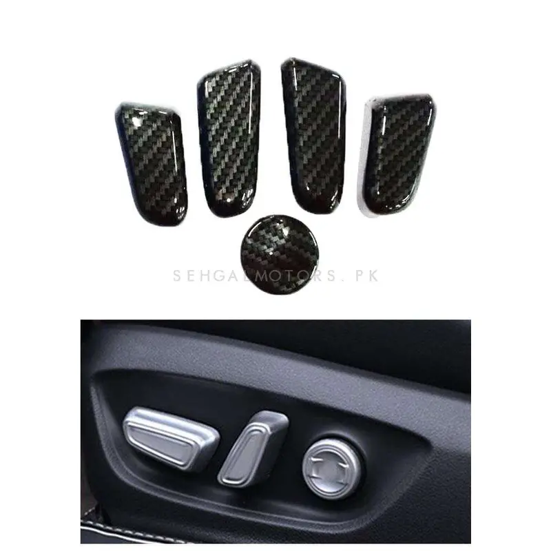 Kia Sportage Seat Adjustment Button Carbon Fiber Trims 2019-2024 2