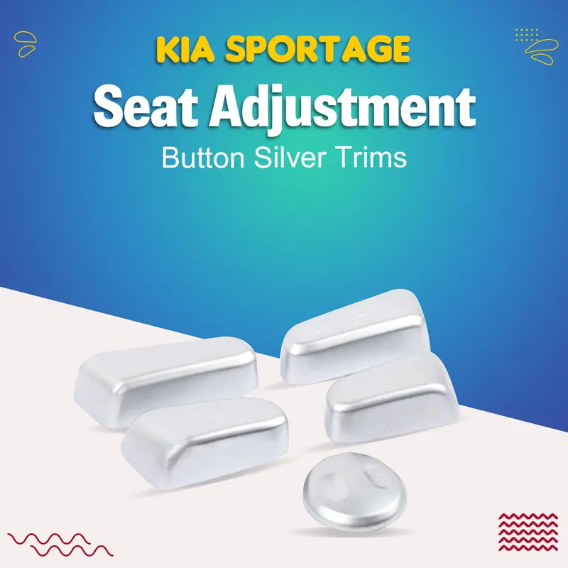 Kia Sportage Seat Adjustment Button Silver Trims - Model 2019 -2021 1