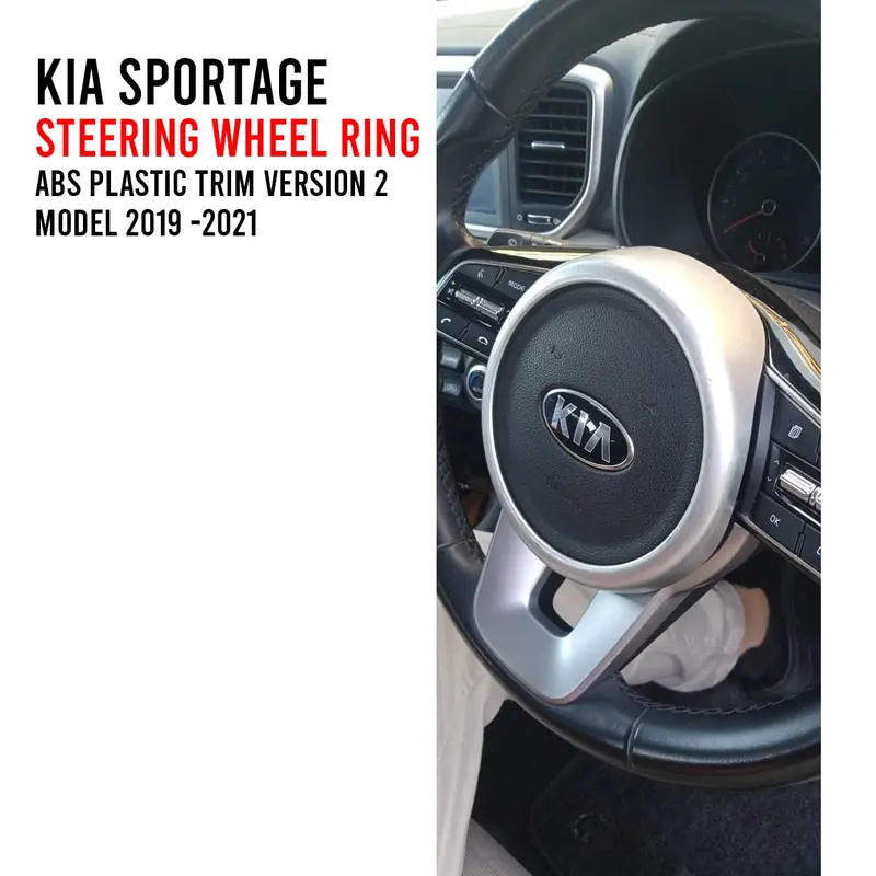 Kia Sportage Steering Wheel Ring Abs Plastic Trim Version 2 2019 -2021 2