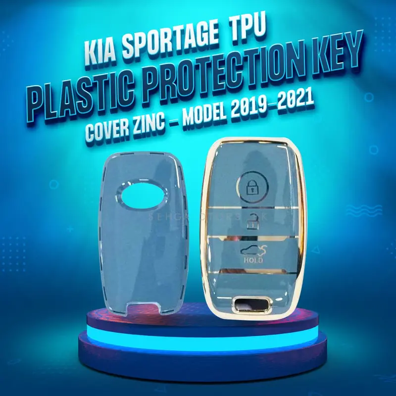 Kia Sportage Tpu Plastic Protection Key Cover Zinc - Model 2019-2024 1