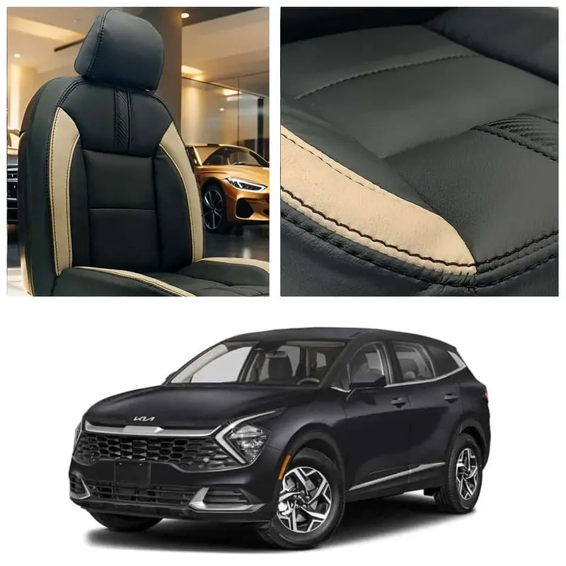Kia Sportage Type R Black Beige Seat Covers 2025 - 2026 1