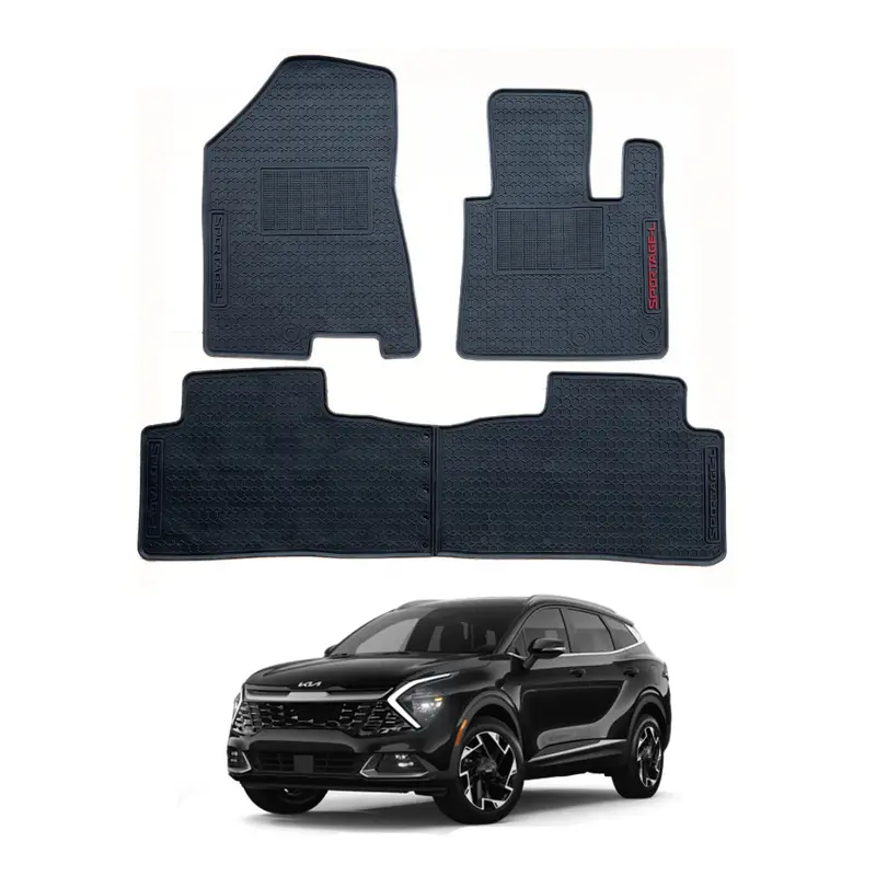 Kia Sprtage L Rubber Floor Matts Model: 2025 1