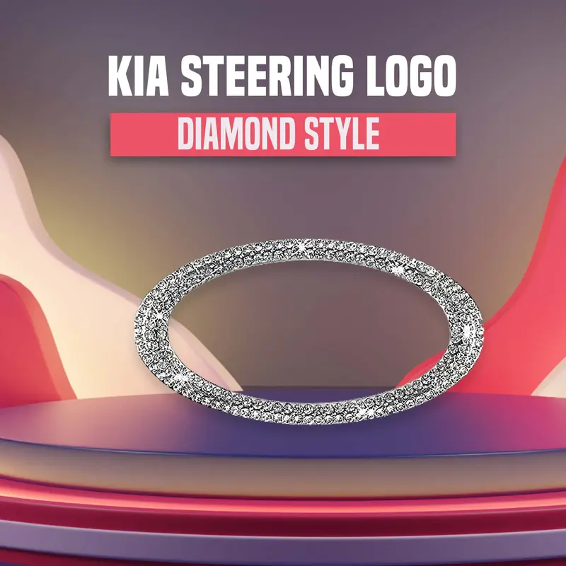 Kia Steering Logo Diamond Style 2019 - 2020 1