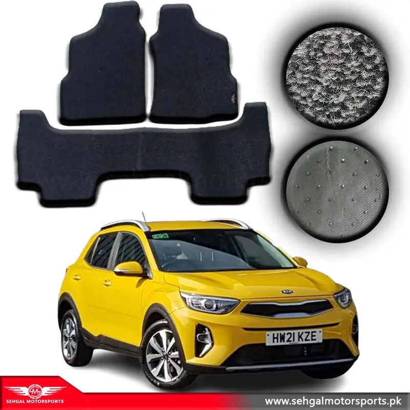 Kia Stonic Carpet Floor Mat Special Black/Gray Model 2020-2024 1