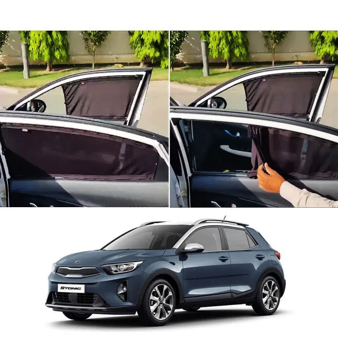 Kia Stonic Custom Fit Retractable Curtains 2021 - 2025 - Sun Shade - Parda 1