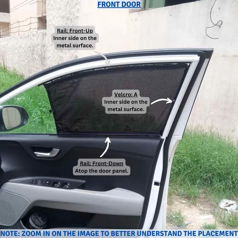 Kia Stonic Custom Fit Retractable Curtains 2021 - 2025 - Sun Shade - Parda 2