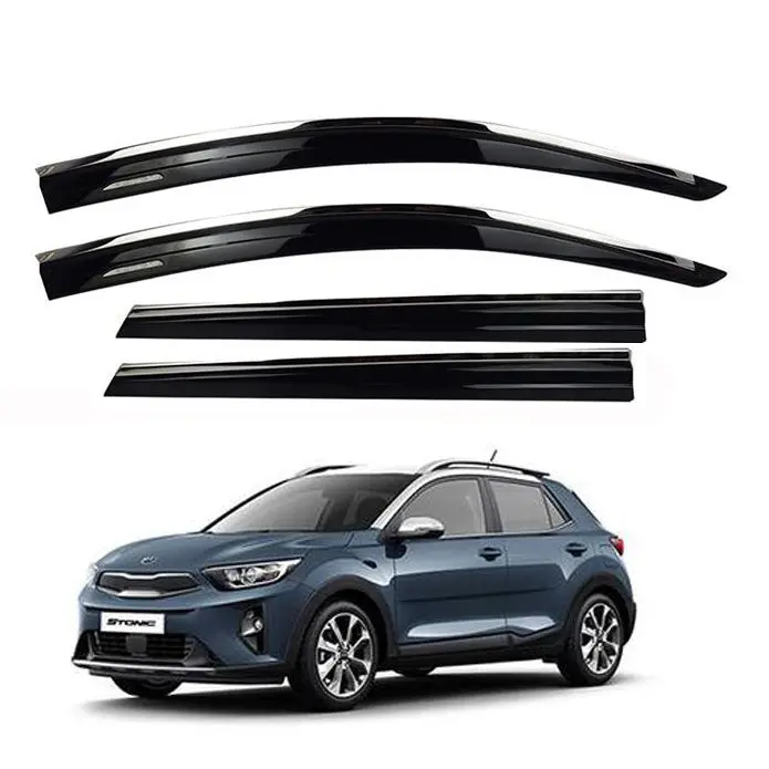 Kia Stonic Maximus Txr Air Press Sun Visor With Chrome 4 Pcs 2021 - 2025 2