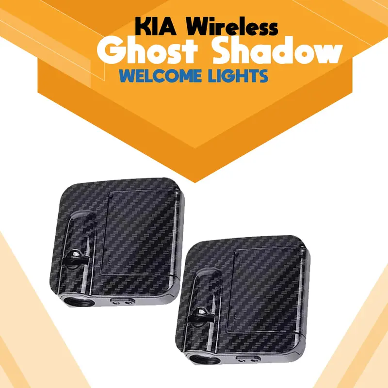 Kia Wireless Ghost Shadow Welcome Lights - 2 Pcs Logo Projectors 1