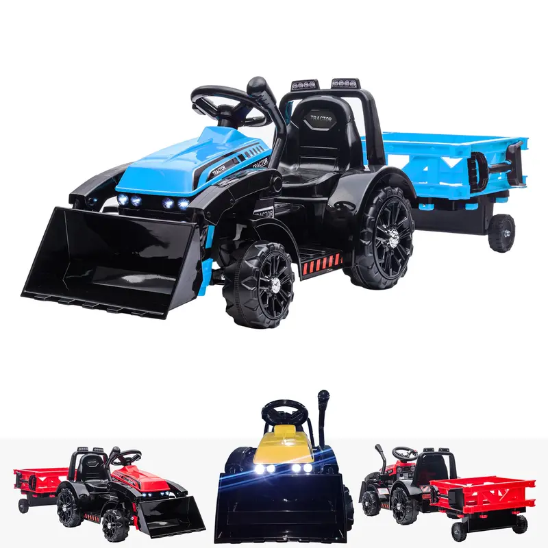 Kids Tractor With Trailer 4