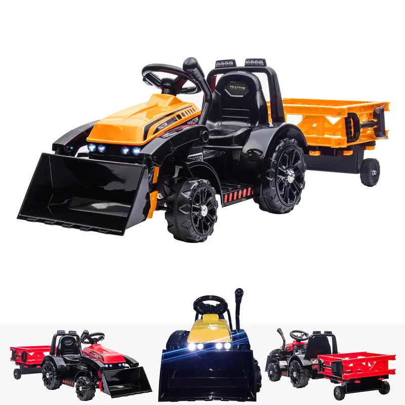 Kids Tractor With Trailer 4