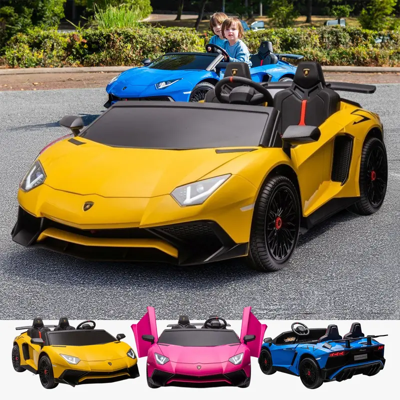 Lamborghini Aventador 2 Seater In 24V With Brushless Motors - Licensed 1