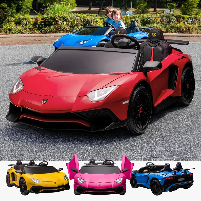 Lamborghini Aventador 2 Seater In 24V With Brushless Motors - Licensed 2