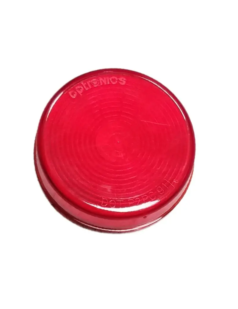 Lamp 2.5" Grmt Round Red Optmc55rb 1