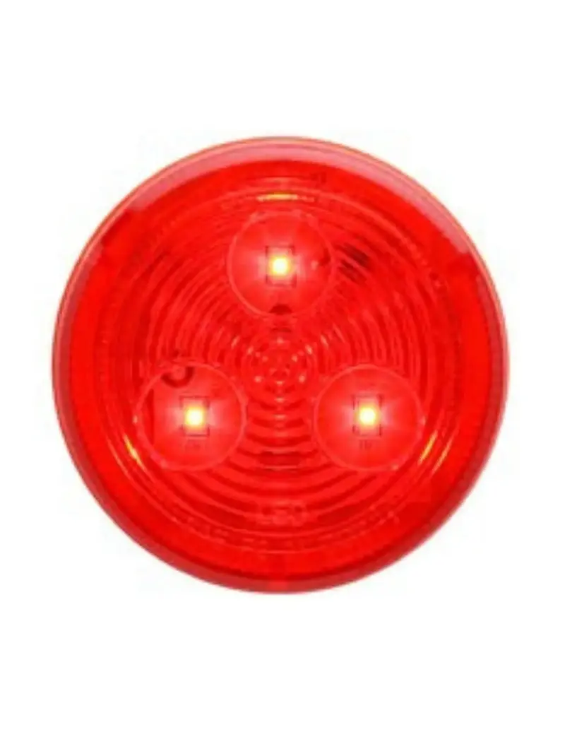 Lamp 2.5" Round Red Mc Optmc57rb 1