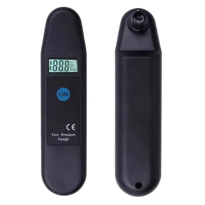 Lcd Display Digital Tire Tyre Air Pressure Gauge Meter - Manometer Barometers Tester High Precision For Car Truck Bike 2