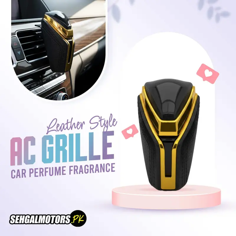 Leather Style Ac Grille Car Perfume Fragrance - Mix Color 1