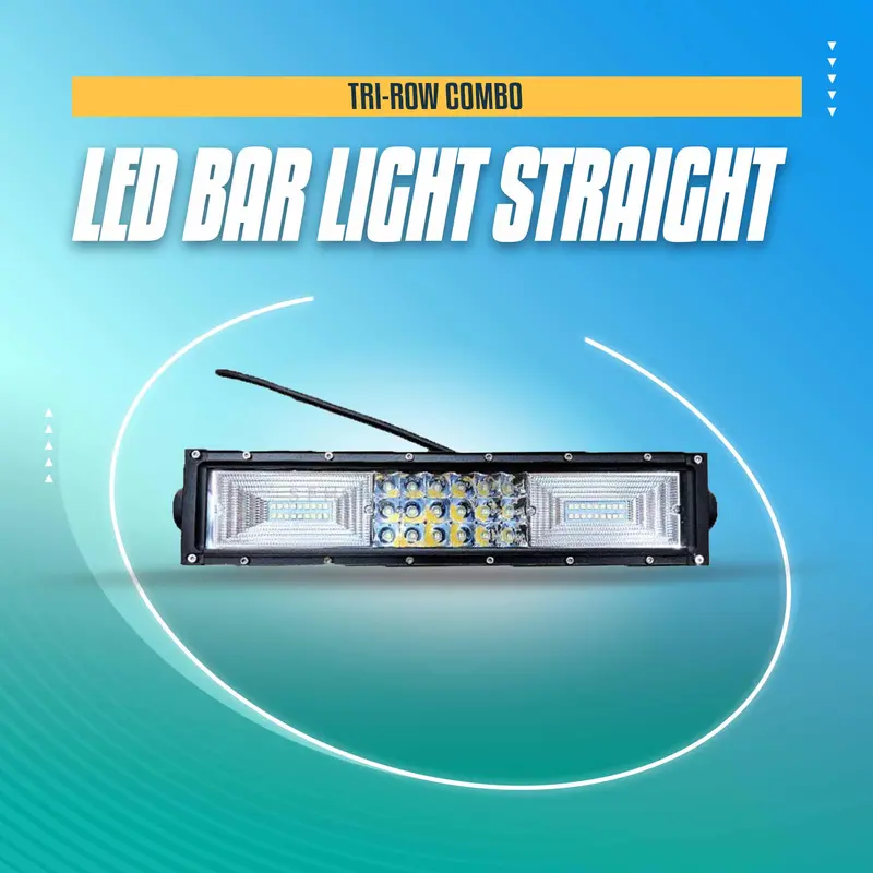 Led Bar Light Straight Tri-Row Combo 1