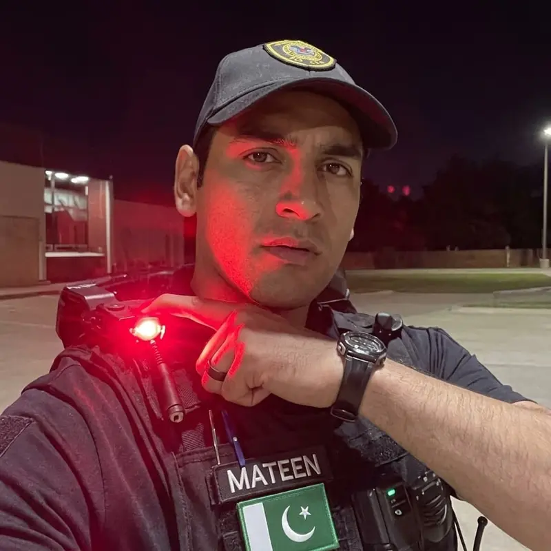 Led Flashlight Strobe Warning Lamp Red And Blue - Outdoor Patrol Shoulder Lamp For Traffic 2
