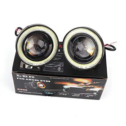 Led Fog Angel Eyes - Pair - Headlight Lenses | Projector Lenses For Headlights 2