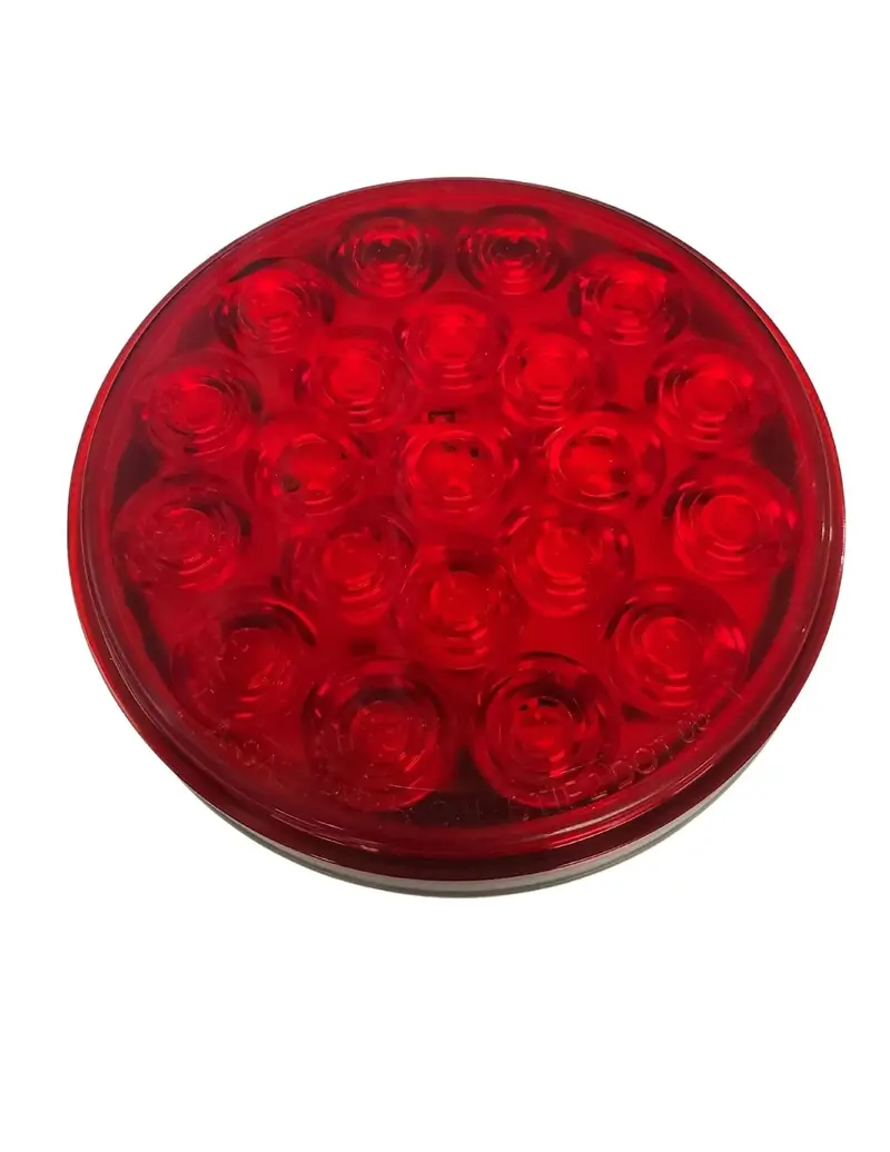 Led Lamp Stt 4" Round Sealed 21D Red Optstl55rb 1