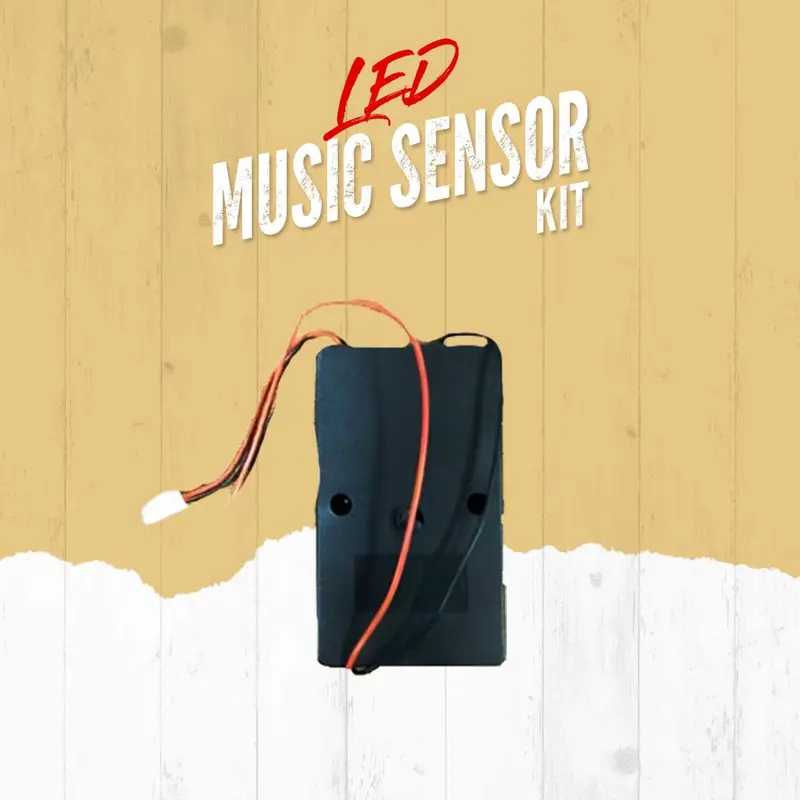 Led Music Sensor Kit - Controls The Led Movment With Any Sound Effects | Supports Only Low Wattage Led Strip Lights 1