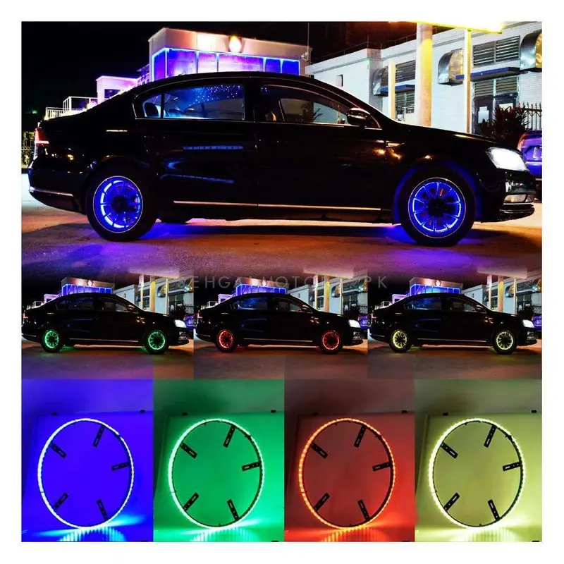 Led Wheel Ring Lights App Controlled 2