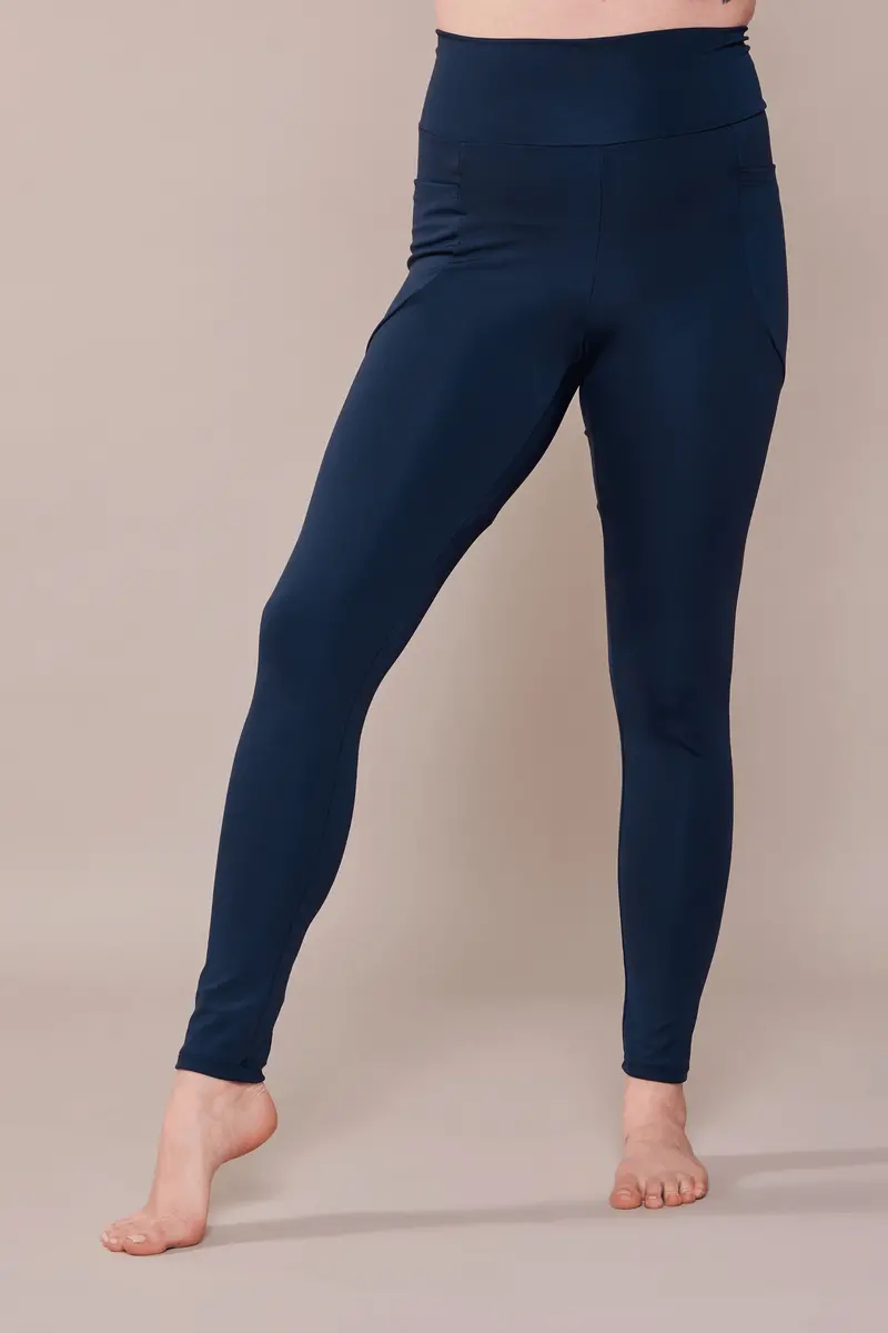 Legging Effet Polar - Marine 1