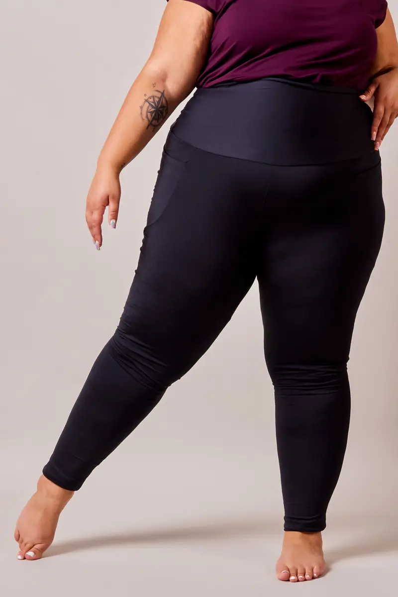 Legging Effet Polar - Noir 1