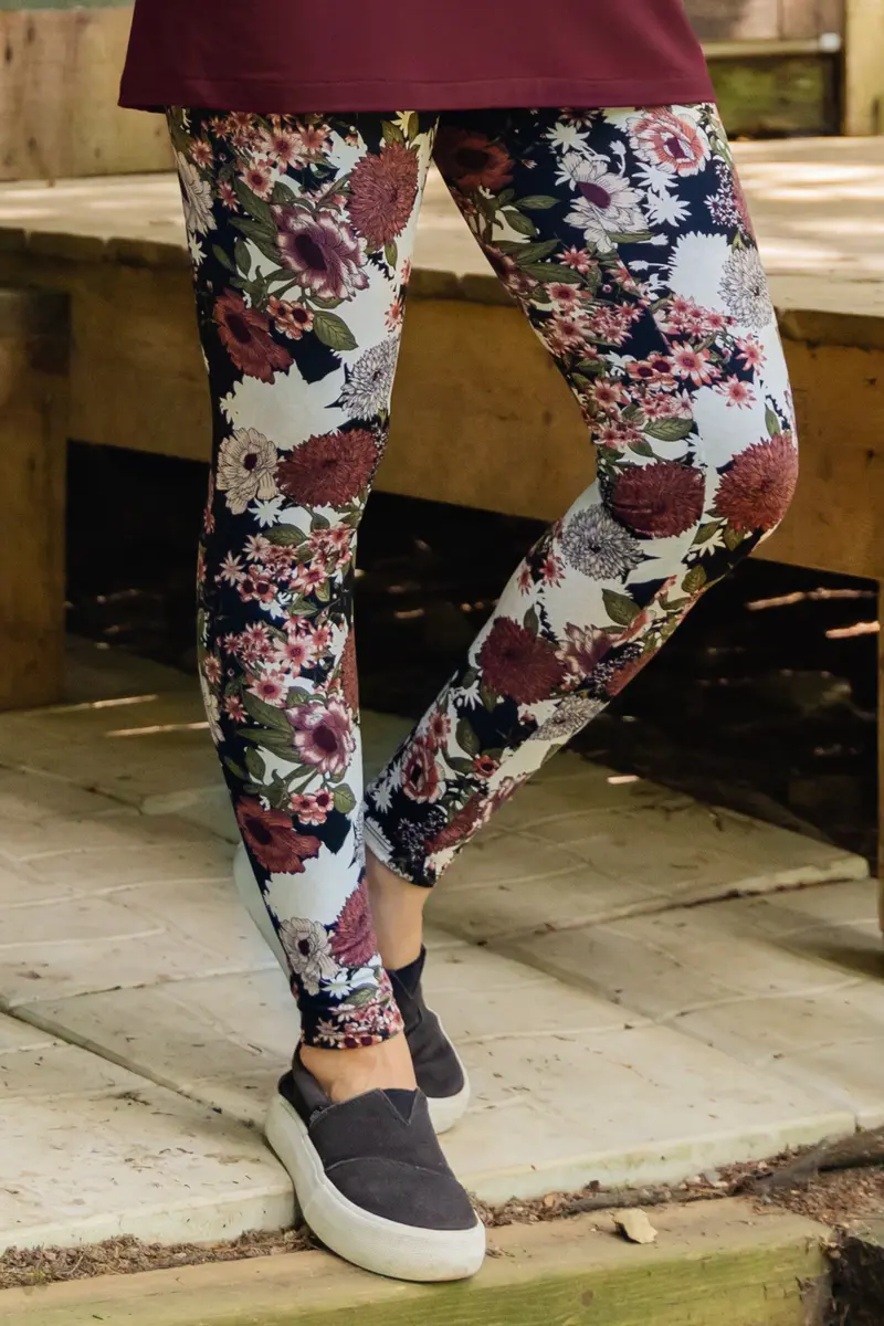 Legging - Pivoines 1