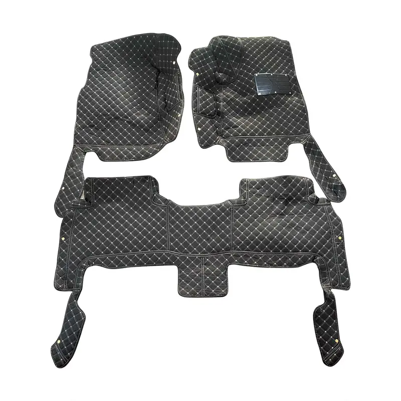 Lexus Lx570 7D Floor Mats - Black - 3 Pcs Set - Model 2015-2018 - Best Quality Car Floor Mats In Pakistan 2