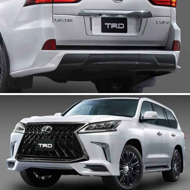 Lexus Lx570 Body Kit With Grill Trd (White) Model 2014-2016 1