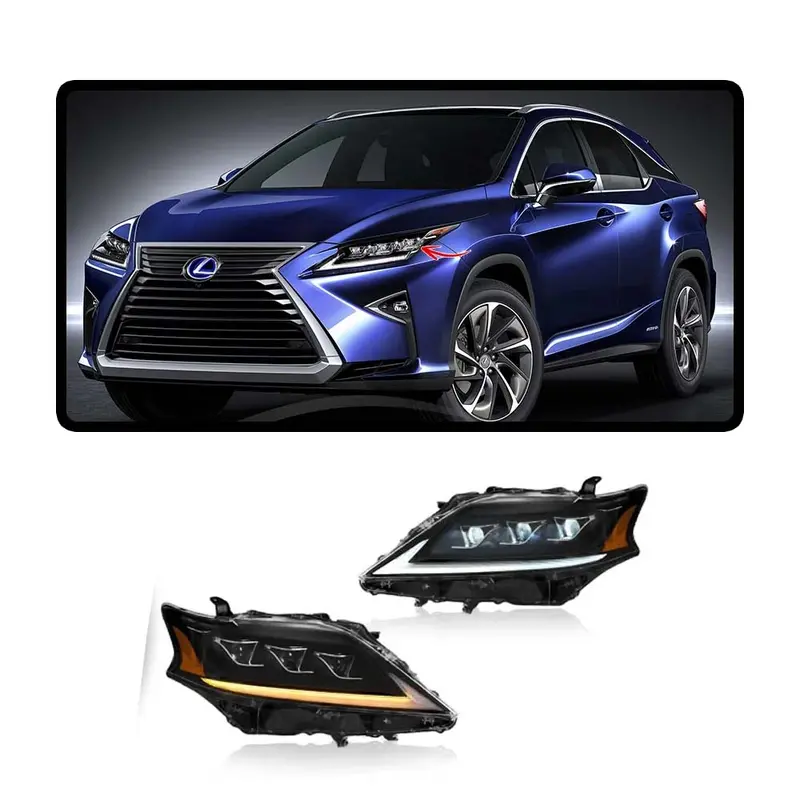 Lexus Rx 450H Head Lights Projector Style V2 2009-2016 1