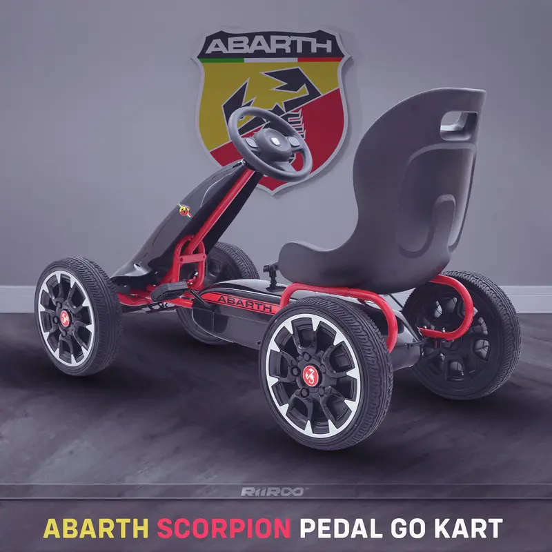 Licensed Abarth Scorpion Pedal Powered Go Kart 1