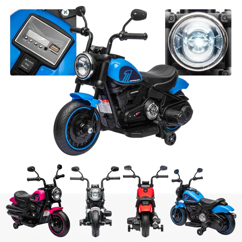 Lil' Rebel Riders S1 6V Motorbike 1